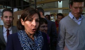 Hidalgo souhaite "bon courage" à Manuel Valls