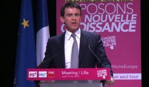 Valls: "Nous aimons la France et l'Europe"