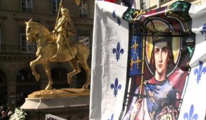 Manifestation de Civitas en hommage à Jeanne d'Arc à Paris