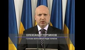 Le président ukrainien lance une opération "anti-terroriste"
