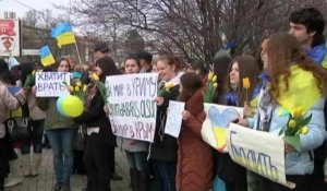 Vidéo : "Nos enfants sont nés en Ukraine, nous voulons rester en Ukraine"