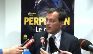 Louis Aliot (FN) battu à Perpignan