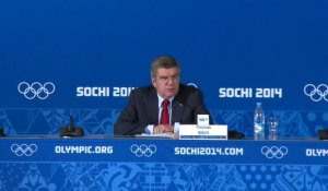 JO-2014: Thomas Bach félicite la Russie pour ses "super Jeux"