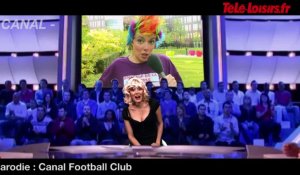 La parodie du Canal Football Club (Canal+) par la Speakerine