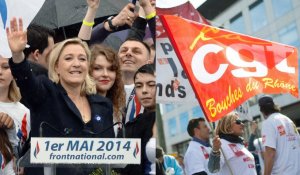 Europe et austérité, cibles des défilés du 1er-Mai