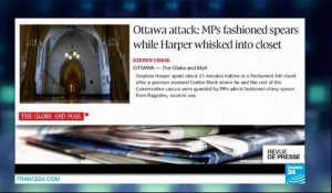 Attaque d'Ottawa : Stephen Harper caché dans un placard
