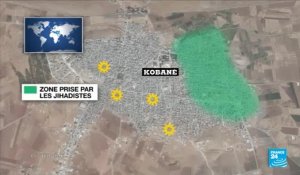 Kobané : les jihadistes investissent le QG des forces kurdes