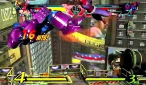 Ultimate Marvel vs. Capcom 3 - Strider gameplay