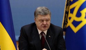 Ukraine: Porochenko prêt à "introduire la loi martiale" en cas d'échec du sommet de Minsk