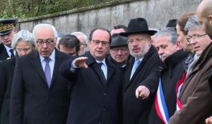 Cimetière juif profané: "le mal est fait", dit Hollande