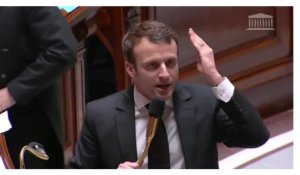 Emmanuel Macron chahuté à l'Assemblée nationale avant le vote 