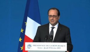 Nucléaire: ne pas "baisser la garde", dit François Hollande