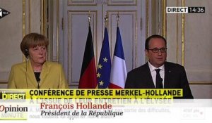 François Hollande: "la Grèce doit rester dans la zone euro"