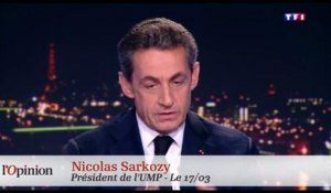 Nicolas Sarkozy : le menu "à droite toute"