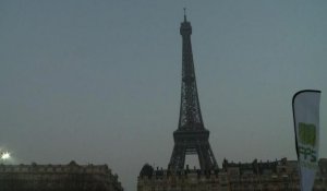 Première "Verticale de la Tour Eiffel", course sur 1665 marches