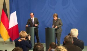 Hollande assure à Berlin que "le cap" des réformes "sera tenu"