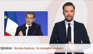 Nicolas Sarkozy : le triomphe modeste