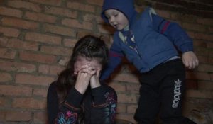 Ukraine: les enfants de Donetsk réfugiés sous terre