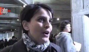 Najat Belkacem au forum Libé