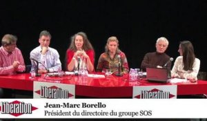 Au Forum «Libé», on clame «A bas la crise !»