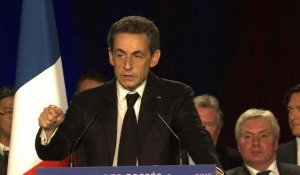 Départementales: Nicolas Sarkozy en meeting dans le Val-de-Marne