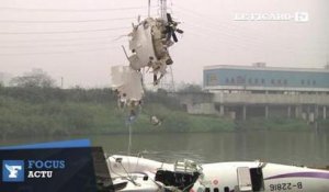 Crash à Taïwan : des opérations de recherche difficiles