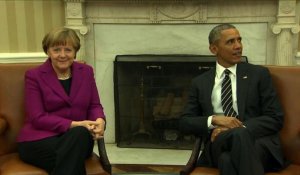 Ukraine: Obama et Merkel présentent un front uni