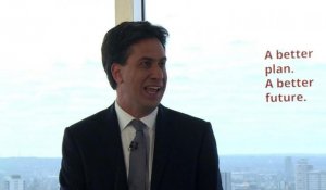 Ed Miliband lance sa campagne en vue des législatives