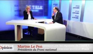 Marine Le Pen : flagrant délit de double discours