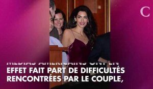 PHOTOS. Amal Clooney ultra glamour au bras de George pour les 50 ans de Jennifer Aniston