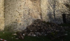 Boulogne-sur-Mer : une partie des remparts de la vieille-ville s'effondre