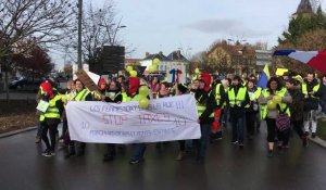 Moins d'une centaine de personnes dans les rues de Troyes pour l'acte 13 des Gilets jaunes