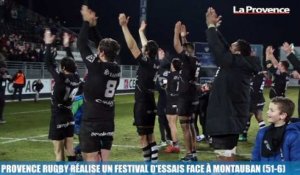 Provence Rugby réalise un festival d'essais face à Montauban (51-6)