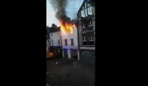 Incendie dans le centre de Beauvais