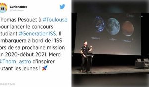 Toulouse. L'astronaute Thomas Pesquet lance un concours étudiant avant de repartir dans l'espace