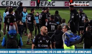 Provence Rugby échoue face à Angoulême (20 à 21) aux portes de la 6ème place
