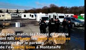 Les gens du voyage expulsés de l'ancienne usine Goss à Montataire