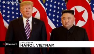 Sommet Trump/Kim : Une poignée de main en espérant un "succès" à Hanoï
