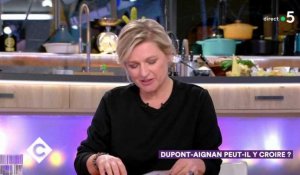 Nicolas Dupont-Aignan prié de quitter le plateau à la demande d'Anne-Elisabeth Lemoine - C à vous mercredi 6 mars