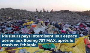 Plusieurs pays interdisent leur espace arien aux Boeing 737 MAX, après le crash en Ethiopie