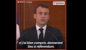 Succession de Bouteflika: Emmanuel Macron salue la décision du président algérien