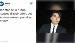 Une star de la K-pop accusée d'avoir accordé des faveurs sexuelles prend sa retraite