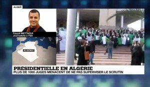 Plus de 1000 juges menacent de ne pas superviser le scrutin présidentiel algérien