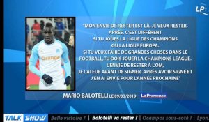 Talk Show du 11/03, partie 2 : faut-il croire que Balotelli va rester ?