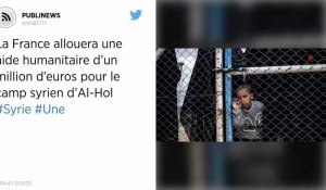 La France allouera une aide humanitaire d'un million d'euros pour le camp syrien d'Al-Hol