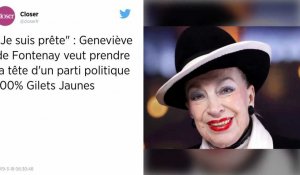 "Gilets jaunes" : Geneviève de Fontenay prête à s'engager