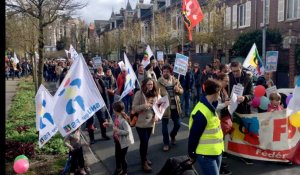 Beauvais. Plus de 250 enseignants défilent contre la loi Blanquer