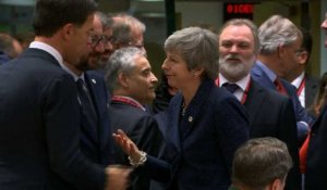 Les dirigeants de l'UE réunis à Bruxelles avec Theresa May
