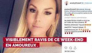 PHOTOS. Amélie Neten s'affiche très amoureuse au bras de son chéri pendant des vacances en Italie