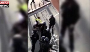 Un Gilet jaune en fauteuil roulant agressé par un policier (vidéo)